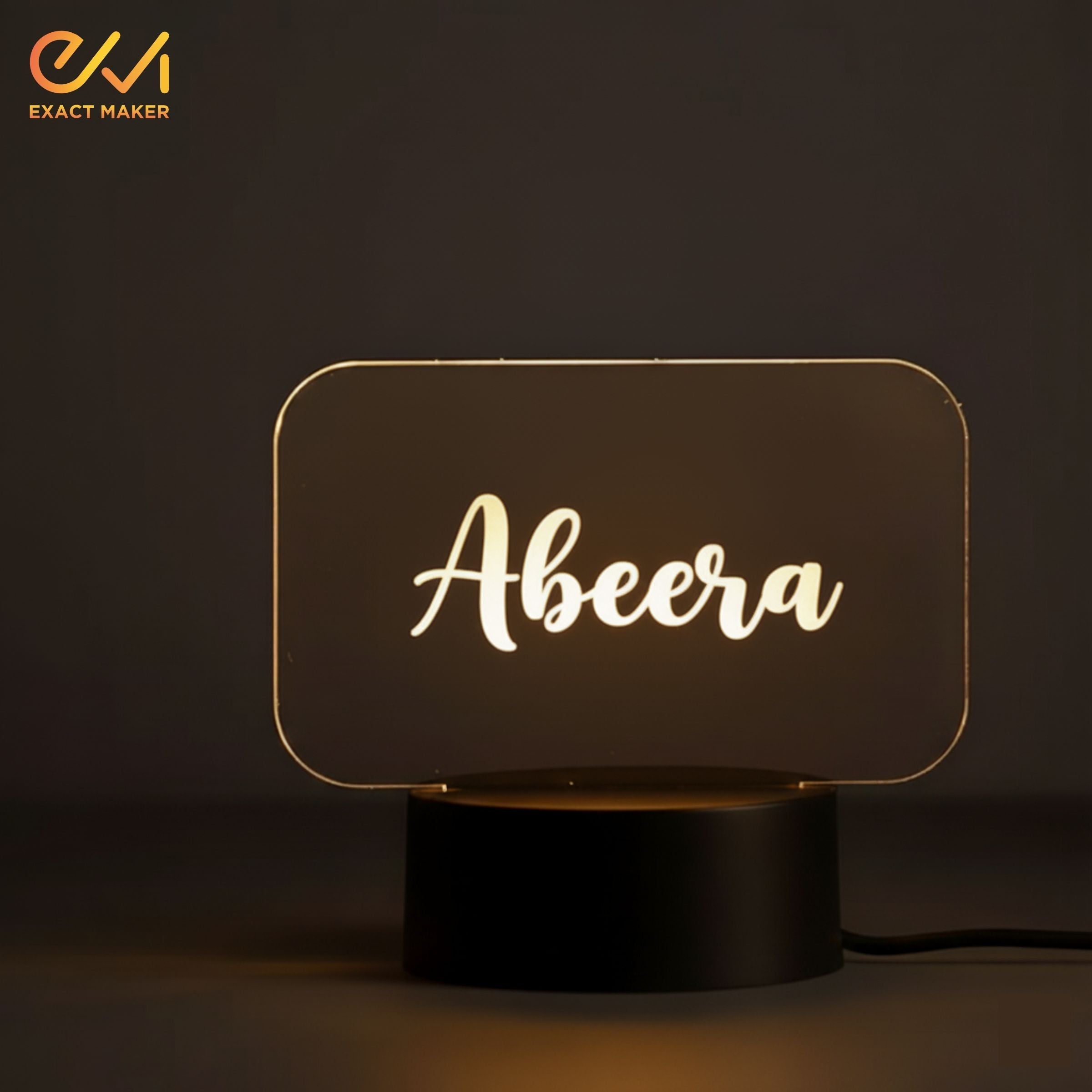 3D Customize Name LED Lamp 3D Illusion Lamp