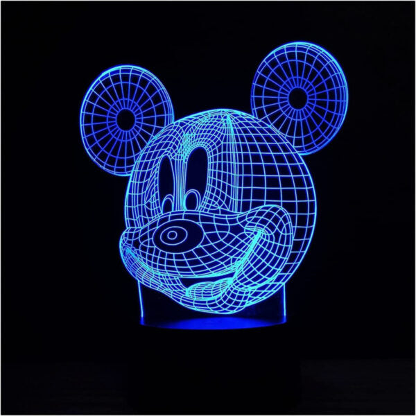 MICKEY MOUSE 3D illusion Night Lamp