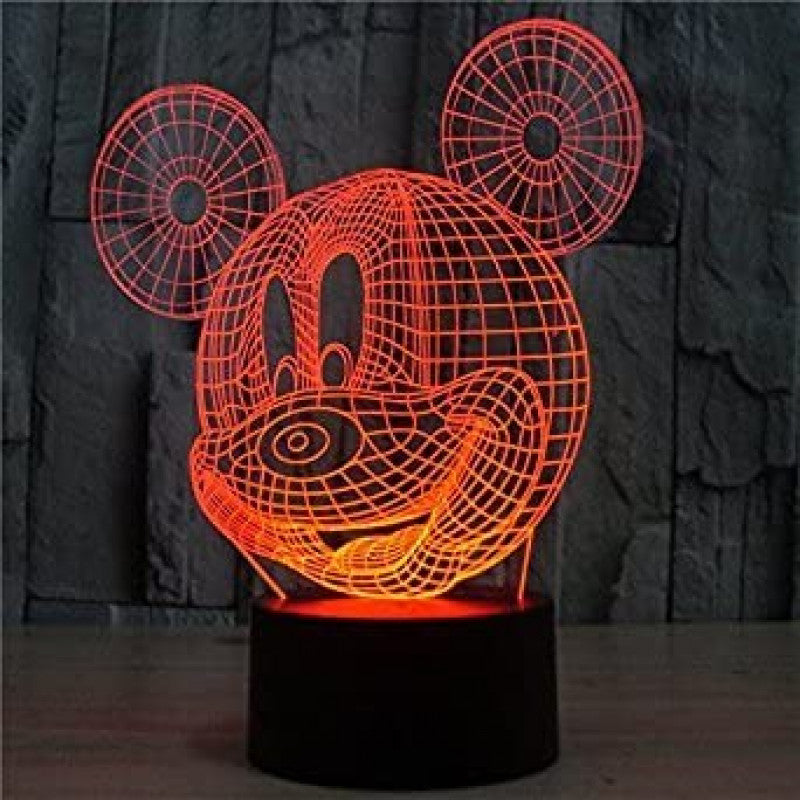 MICKEY MOUSE 3D illusion Night Lamp