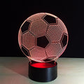 Creative 3D Football Illusion Night Lamp