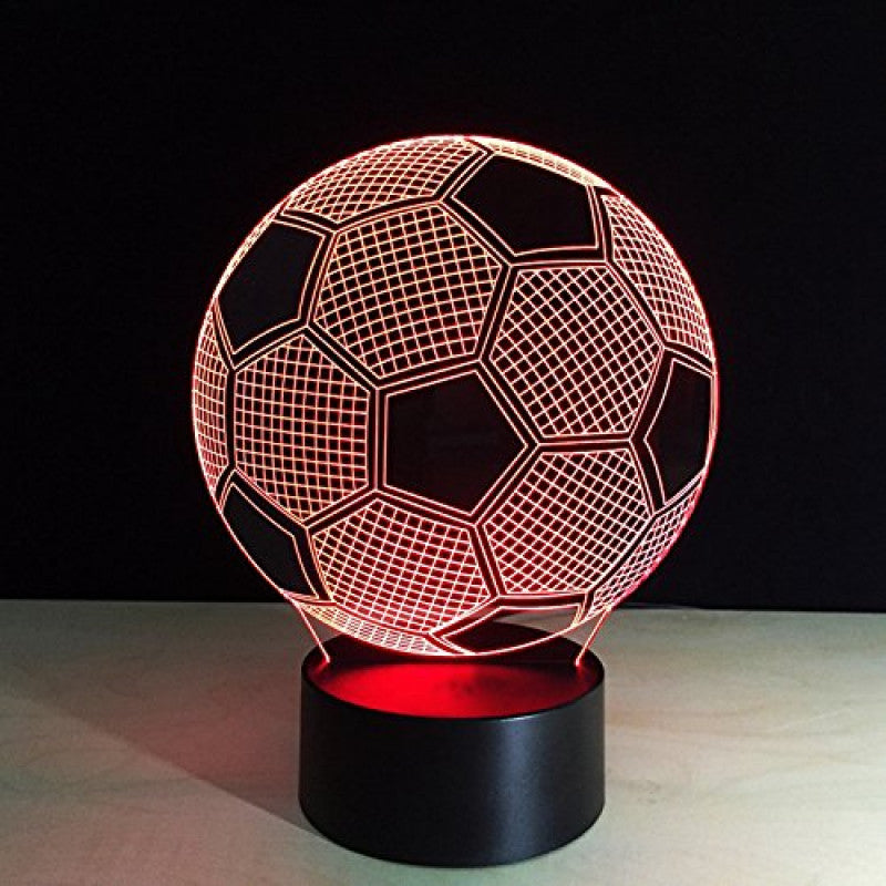 Creative 3D Football Illusion Night Lamp