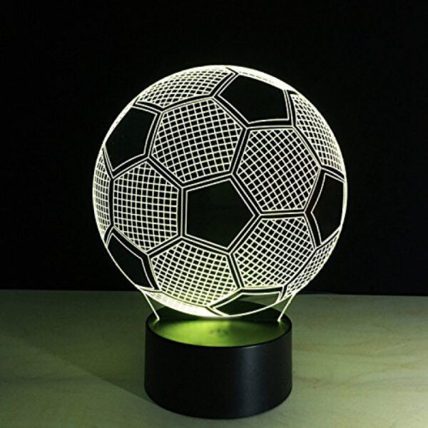 Creative 3D Football Illusion Night Lamp