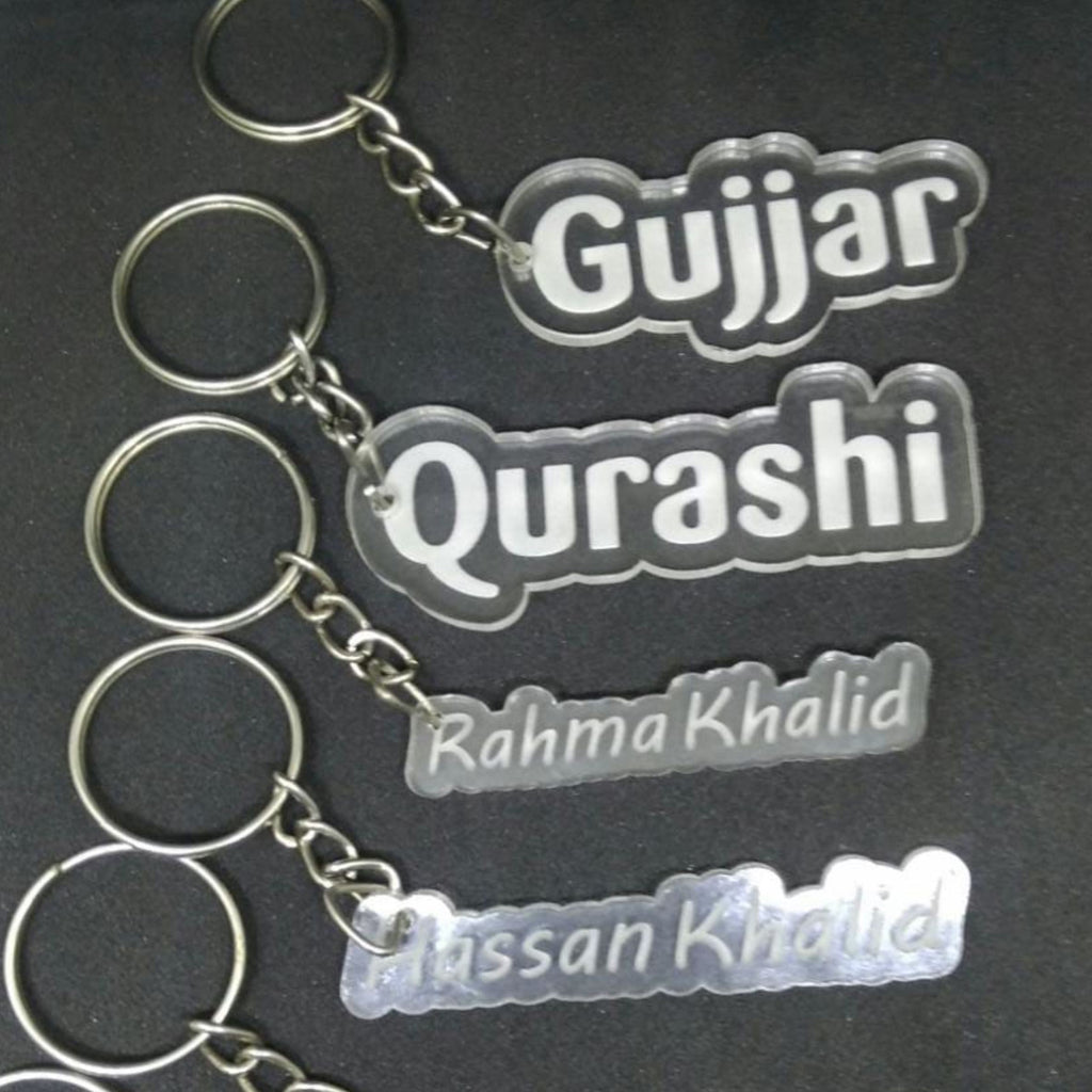 Customize name Acrylic Keychain