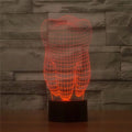 Creative Dental  Teeth Shape 3D Illusion Lamp