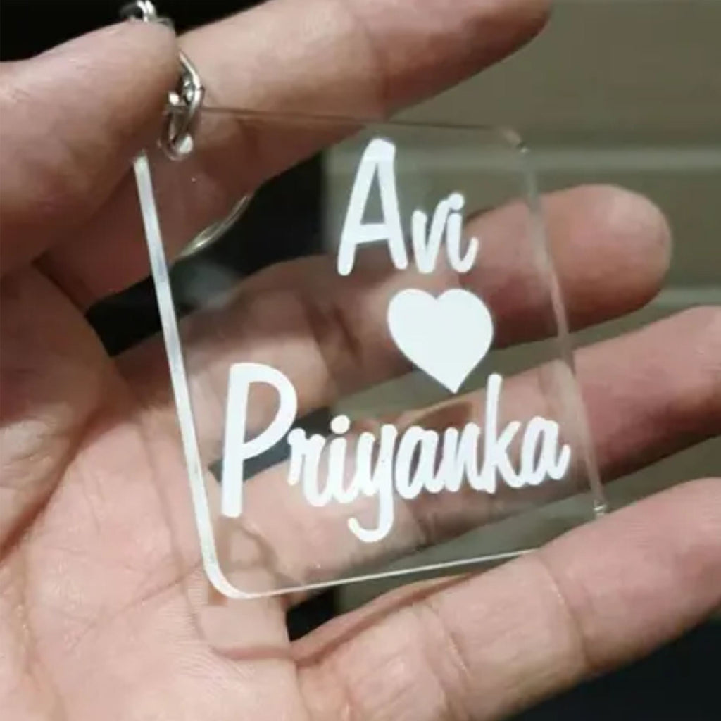 Customize name Acrylic Keychain