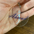 Customize name Acrylic Keychain