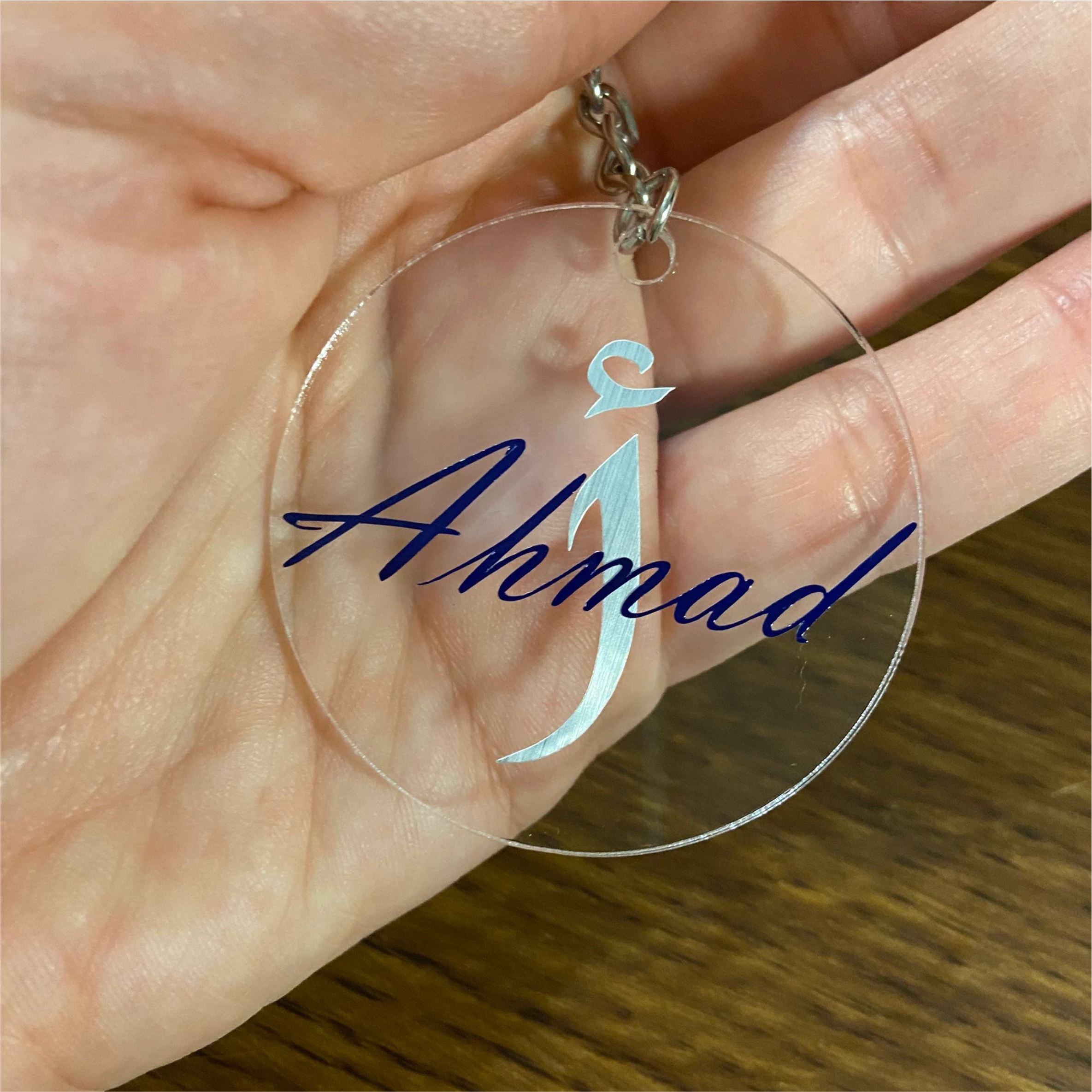 Customize name Acrylic Keychain