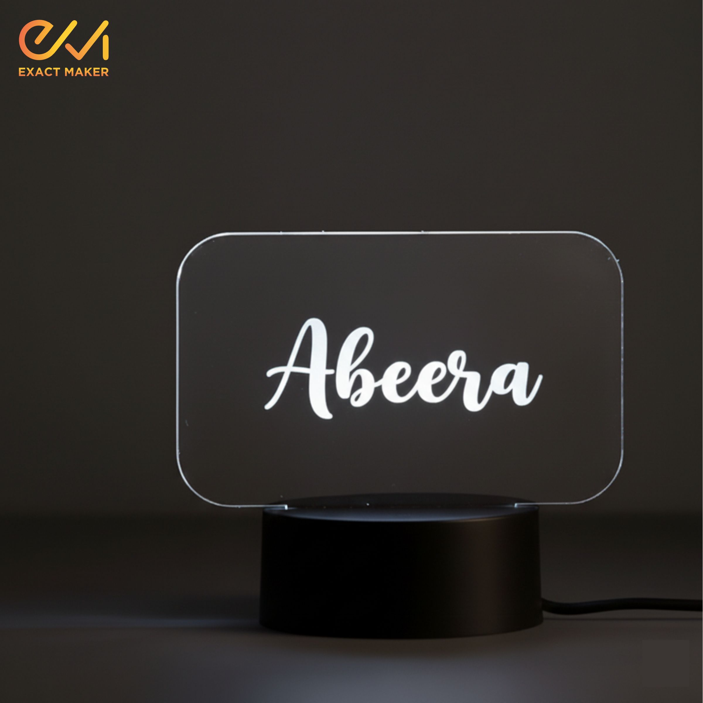 3D Customize Name LED Lamp 3D Illusion Lamp