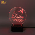 Customize Name 3D illusion Lamp, 3D Light Lamp