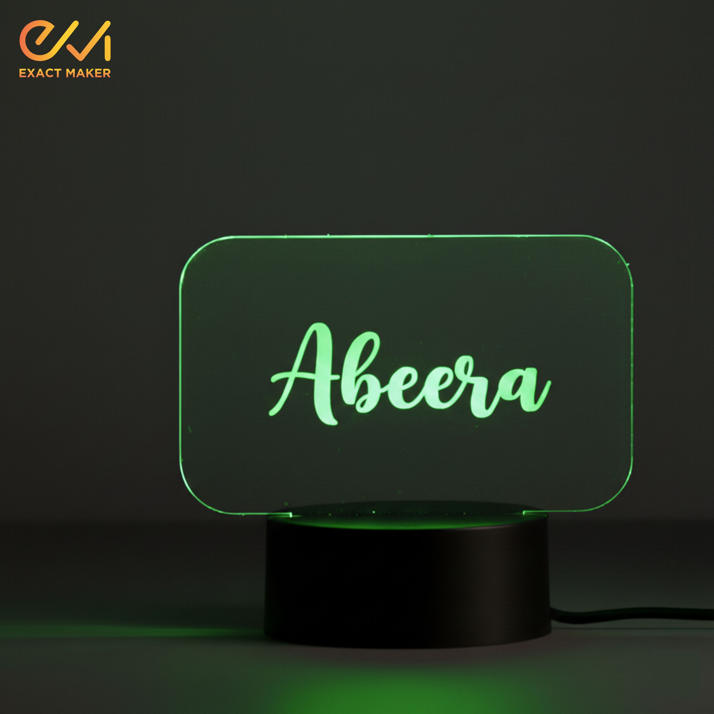 3D Customize Name LED Lamp 3D Illusion Lamp
